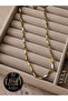 Imported 3-3.5 mm Match Chain Necklace 316L Steel Tarnish-Resistant Boxed Gift - 8
