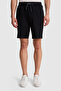 Men's Black Knitted Shorts 50322605-Vr046 - 2