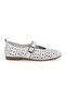 Women's Ballet Flats Laser Cut Perforated Antique Look Single Strap Buckle Comfortable Thermo Sole L081.24500 - 2