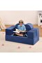 6-Piece Modular Kids Play Couch, Convertible Toddler Foam Sofa Set with Removable Washable Cover - 2