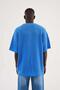 Men's Mchnst Tiger Detailed Knitwear T-Shirt Cobalt Blue - 3