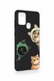 Samsung A21S Compatible Cat Team Patterned Silicone Case - 3