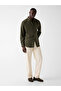 Draped Dobby Long Sleeve Men's Khaki Shirt M6Yh32W2893-G8F5