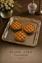 Rose Detail Presentation Tray - Decorative Serving and Presentation Tray with Gold Edge Detail for Coffee and Refreshments - 5