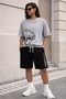 Unisex Oversize Anime Printed Shorts Set – Casual Wear Comfortable Cut Double Combination Unisex Set - 2