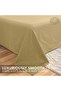3-Piece Double Bed Sheet Set – 100% Cotton Sateen Stripe Patterned – Bronze - 3