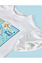 Infant Girls White Printed T-shirt - 2