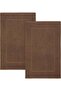 - Bath Mats (2 Pack, 50 x 80 cm) - 1000 GSM Bathroom Mat, Super Soft & Absorbent