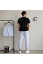 Unisex 3-Piece Combination Set Oversize T-Shirt + Sweatpants + Shorts Casual Sportswear Set - 3