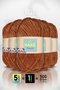 Panda • Cinnamon (14066) • 5-Pack × 100Gr/120M • Velvet Hand Knitting Yarn • Amigurumi Punch Yarn