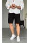 We11 Linen Fabric Shorts with Drawstring Waistband and Pleats - 3