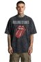 Unisex Oversize the Rolling Stones Printed Washable Rock Band T-Shirt