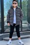 Boy's Detachable Hooded Suitici Nova Winter Coat Km4012 - 5