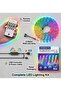 CHEEMAISTIC 5 Meter RGB TV LED Strip Lights with Remote Control, USB Powered Backlight for TV - 7
