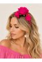 Rose Flower Hair Crown Handmade Festival Crown Bohemian Hair Accessory Wedding Henna Bachelorette Party Concept Crown - 3