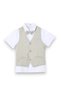 Boys 4-Piece Waistcoat, Shirt, Shorts and Bow Tie Set - 4