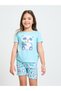 Girls Panda Print T-Shirt and Shorts Set - 2