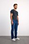 76077-73604 Men's Regular Fit Mid Waist Mid Leg Denim Pants 76077-73604 - 2