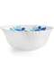 Opalware Dazzle Blue Swirl Dinner Set, 35Pcs, White - 7