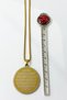 Gold Color Inshirah and Ayetel Kürsi Written Double Sided 60 cm Thick Doc Chain Stainless Steel Necklace - 3