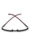 UV Protected Sunglasses Black Red Frame Dark Grey Shaded Mirror Lens 57mm - C-FLEX-01/G/S-OIT - 5