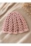 Women's Knitted Glittery Beanie Bandana