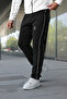 Men's White Stripe Detailed Embroidered Regular Fit Diving Fabric Tracksuit Set - 4
