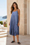 Women's Wrinkled Strap Dress