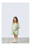 Green Embroidery Detailed Shorts
