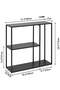 3-Layer Metal Console Table, Foyer Table, Suitable for the Entrance, Living Room, Corridor, Balcony - 3