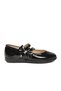 26A88 F Black Patent Leather Children's Ballerina Shoes - 2