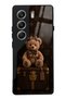 Tecno Camon 40 Luxury Brown Teddy Design Glossy Phone Case