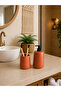 Decorative Bohemian Style 2 Piece Bathroom Set Liquid Soap Dispenser Toothbrush Holder Set - 7
