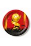Yellow Red Fan Birthday Set for 8 People - 4