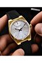 Men's Wristwatch 50 Mt Water Resistant Silicone Cord Vs.Blkt.1088