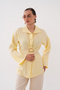 Modal Woven Shirt with Back Belt Fastening and Front Buckle Detail - 2