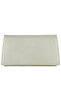 Beige Vegan Chain Strap Magnetic Closure Double Compartment Evening Dress Clutch Bag - 5