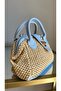 Women's Straw Scholarship Hand and Shoulder Bag Isabel - 2