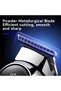 KM-1852 1200mAh Battery Barber Shop Cordless Rechargeable Hair Trimmer Led Metal Turbo Mode Profession Hair Clipper Tool - 8