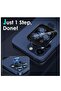 Camera Lens Protector for iPhone 15 Pro/Pro Max, Tempered Glass Metal Cover (Blue Titanium) - 3