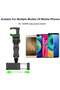 New 360° Rearview Mirror Phone Holder for Car Multifunctional Mount Phone and GPS Holder (Green) - 3