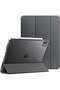 Space Grey Slim Smart Cover for iPad Pro 13-Inch M4 (2024) - Hard Back Shell with Adjustable Stand and Auto Wake/Sleep Function