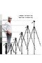 KP-2264 Professional Aluminium Tripod Monopod for All DSLR Cameras (Black) - 5
