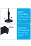 Cell Phone Stand,Desktop Cell Phone Stand Holder Clamp Tablet Stand Adjustable Height Portable Stable Round Base For Watching Online Classes Video Photoing Live Streaming Black - 2