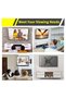 Tilt & Swivel TV Wall Mount - Heavy Duty Steel Bracket for 32-55" LED, LCD, Flat & Curved TVs, 70 lbs Capacity, VESA 400x400, RM-400 - 4