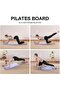 Pilates Reformer Set Foldable Exercise Board with Resistance Bands and Elbow Support - 4