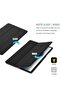 for Galaxy Tab A8 10.5 Case, Slim Stand Hard Back Shell Protective Smart Cover - Black - 2