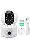 WiFi Dual Lens Security Camera HD Wireless Home Camera with Wide Angle NightMotion Detection, 2 Way, Panoramic Shooting, Rich Functions, HD Night - 7
