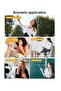2.4G Wireless Lavalier Microphone 1T1R Portable Audio Video Live Broadcast Mini Microphone for iPhone Android Mobile Phone - 4