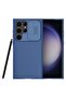 Galaxy S23 Ultra Case with Camera Cover, CamShield Pro for Samsung S23 Ultra Case, Slim Fit Thin Shockproof Cover for Samsung Galaxy S23 Ultra 5G 2023 (Deep Blue)